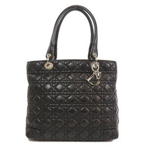 Christian Dior Hand Tote Bag Black Calf